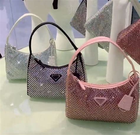 glitter prada bag|borse Prada in canvas.